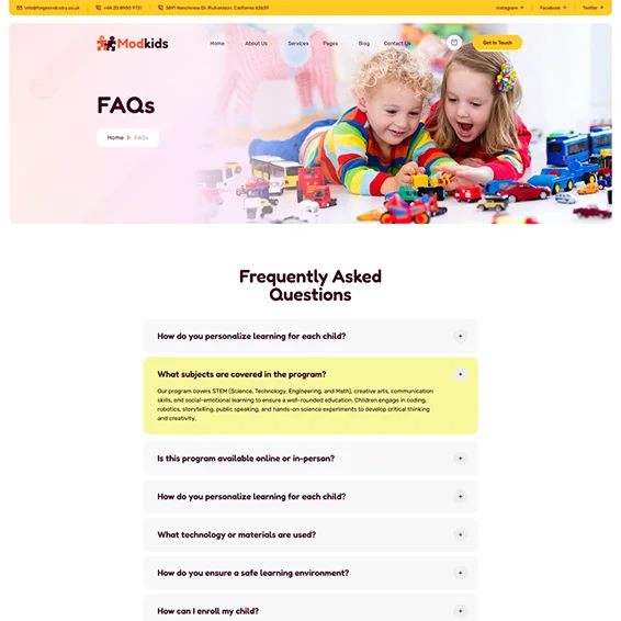 kid FAQs